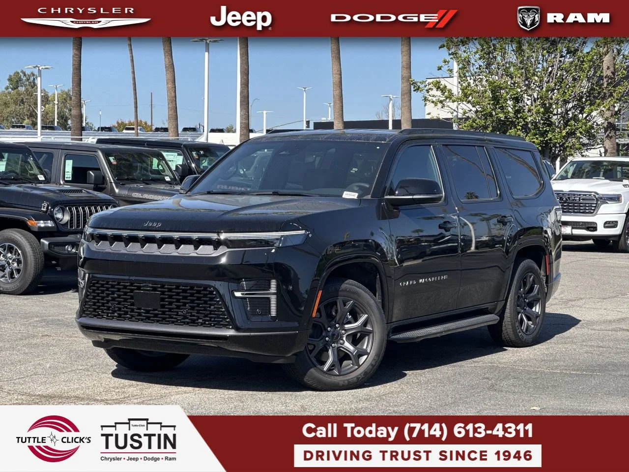 New 2026 High Gloss Black Exterior Paint Jeep Limited Altitude image 1