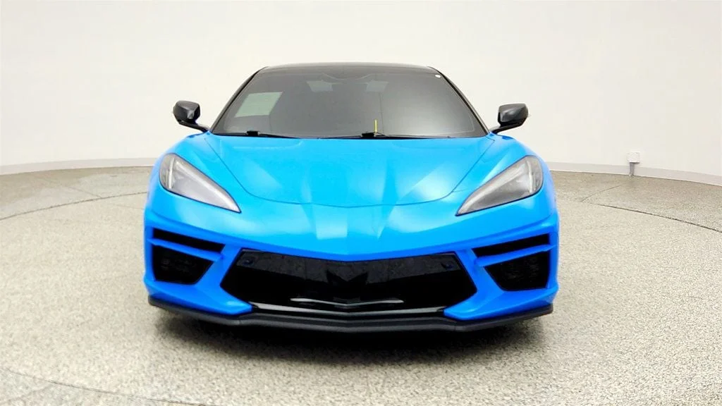 Used 2023 Rapid Blue Chevrolet 2dr Stingray Convertible w/3LT, Z51, Front Lift & Mag Ride image 2