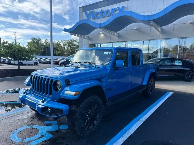 Used 2022 Hydro Blue Pearlcoat Jeep High Altitude image 1