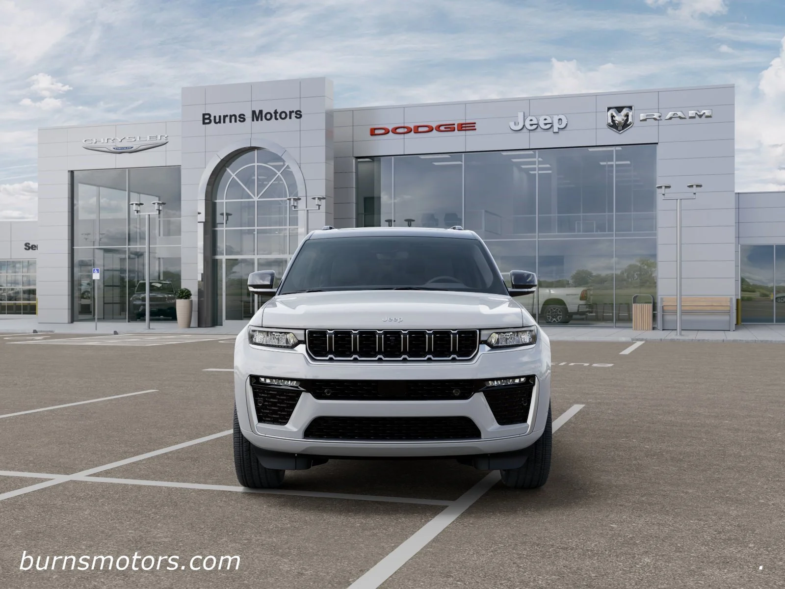 New 2026 Bright White Clear-Coat Exterior Paint Jeep Summit image 6