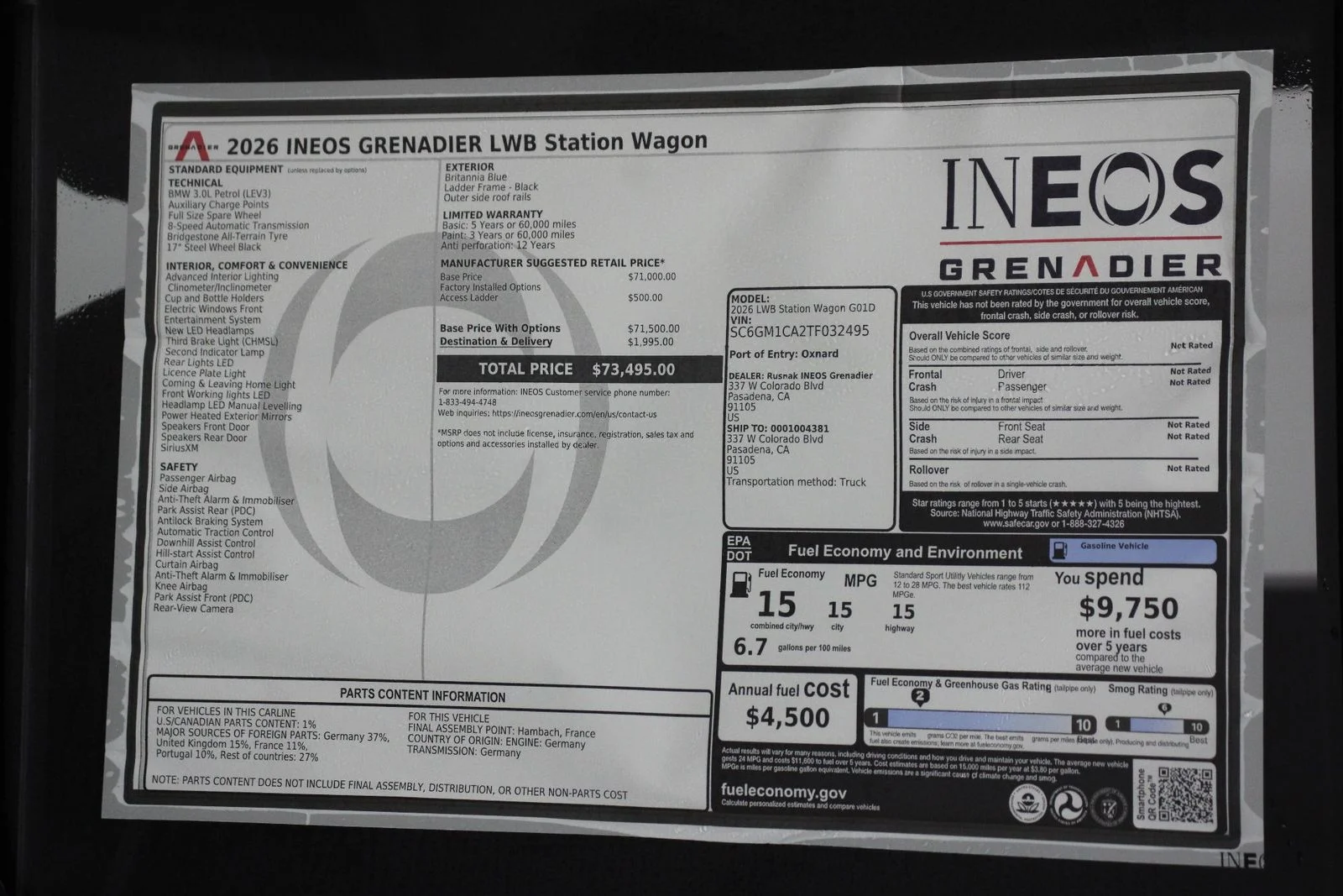 2026 INEOS Grenadier Base - Photo 22