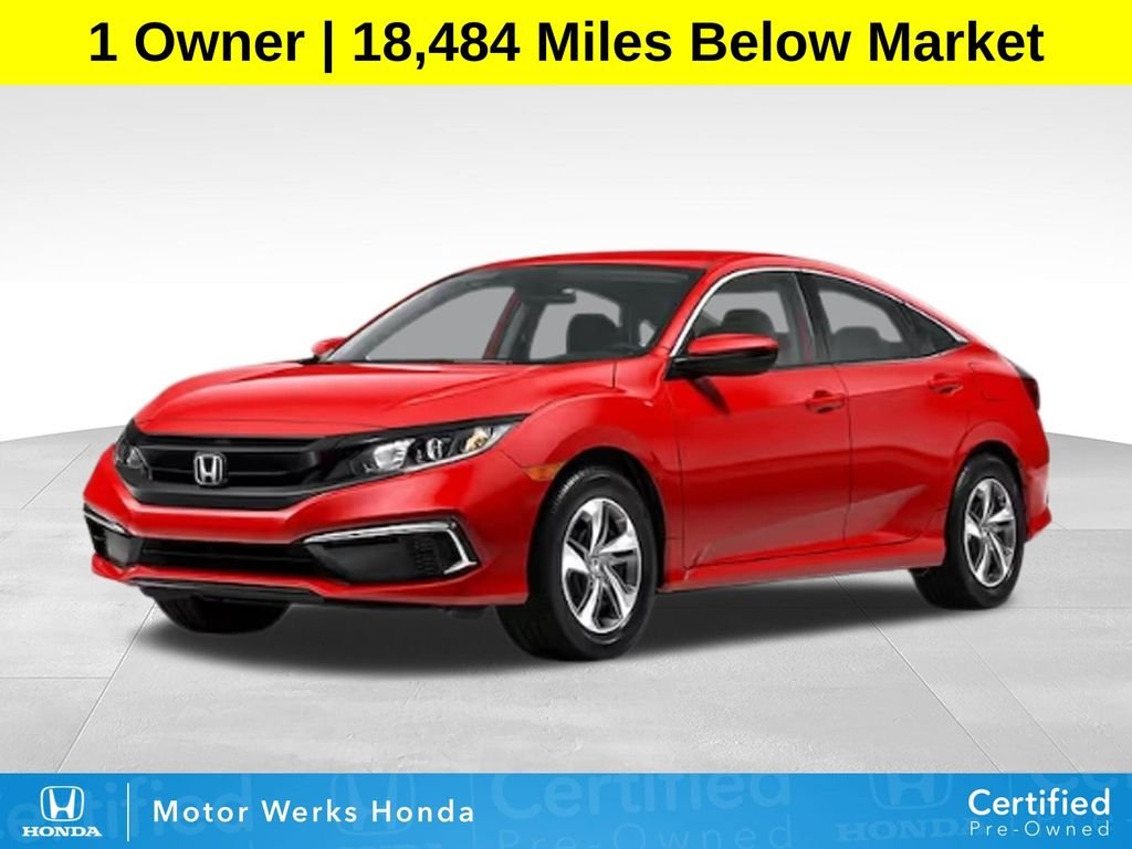 Certified Used 2020 Rallye Red Honda LX image 1