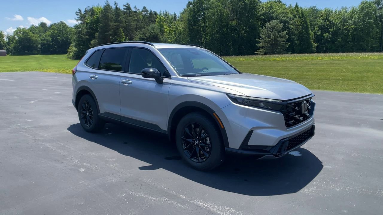 New 2026 Solar Silver Metallic Honda AWD Sport-L Hybrid image 2