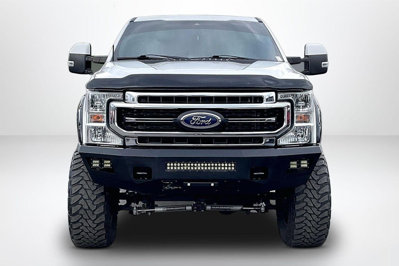 Used 2022 OXFORD WHITE Ford LARIAT image 2