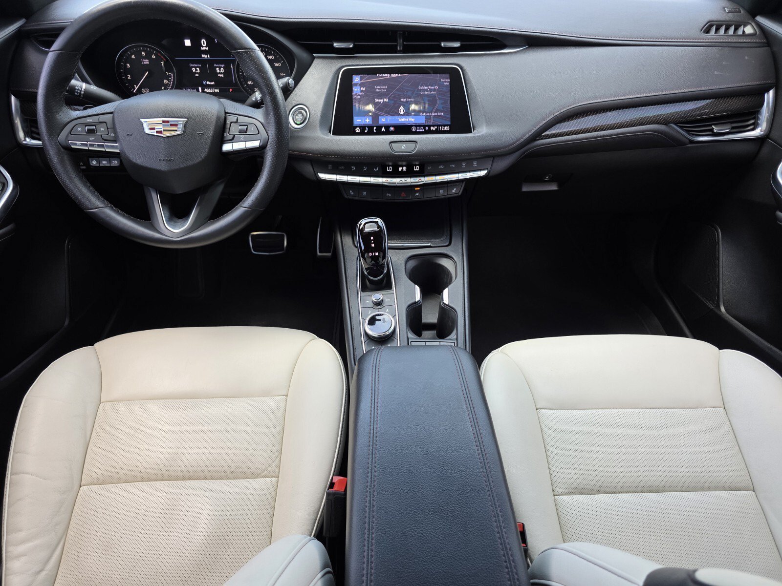 Used 2022 Crystal White Tricoat Cadillac FWD Sport image 4