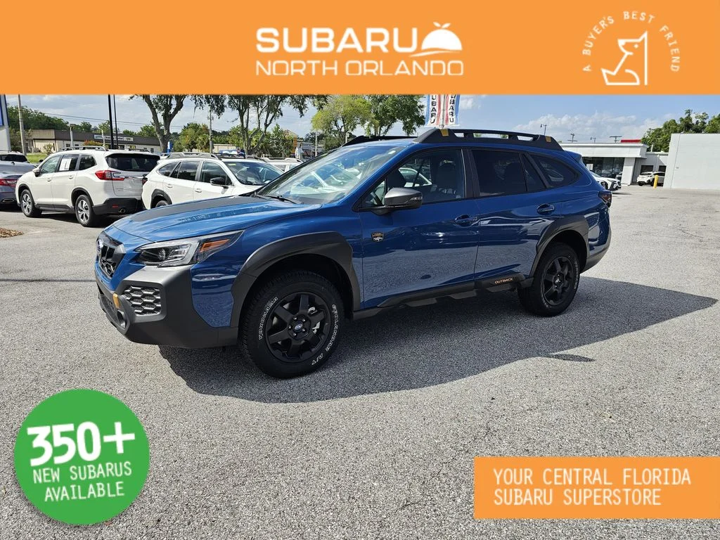 Certified Used 2025 Blue Subaru Wilderness image 1