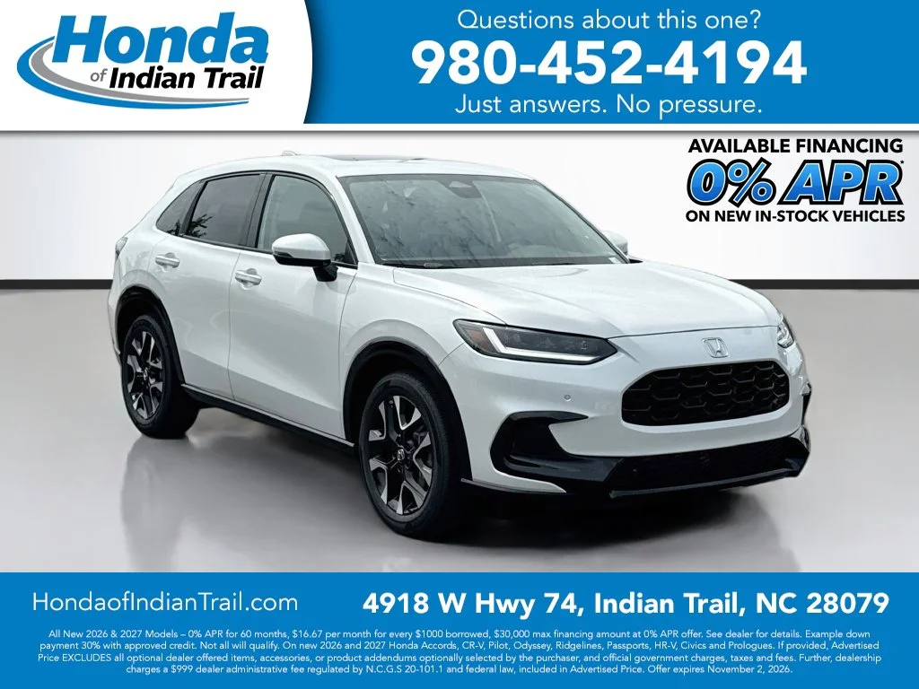 New 2027 Platinum White Pearl Honda EX-L image 1