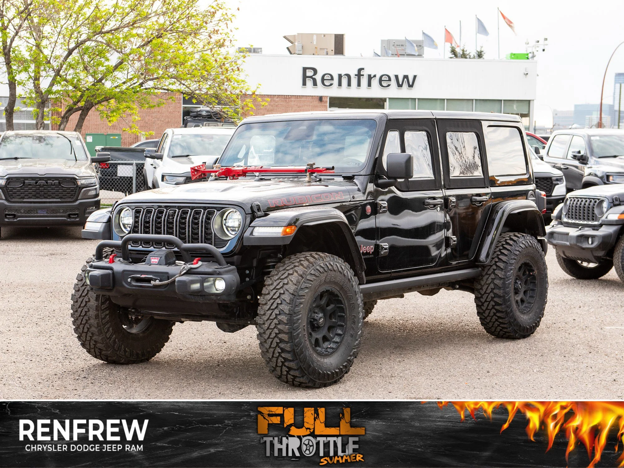 New 2026 Black Jeep Rubicon X*, 37s, Winch, Hi-Lift Jack, 3.5 Inch Lift image 1