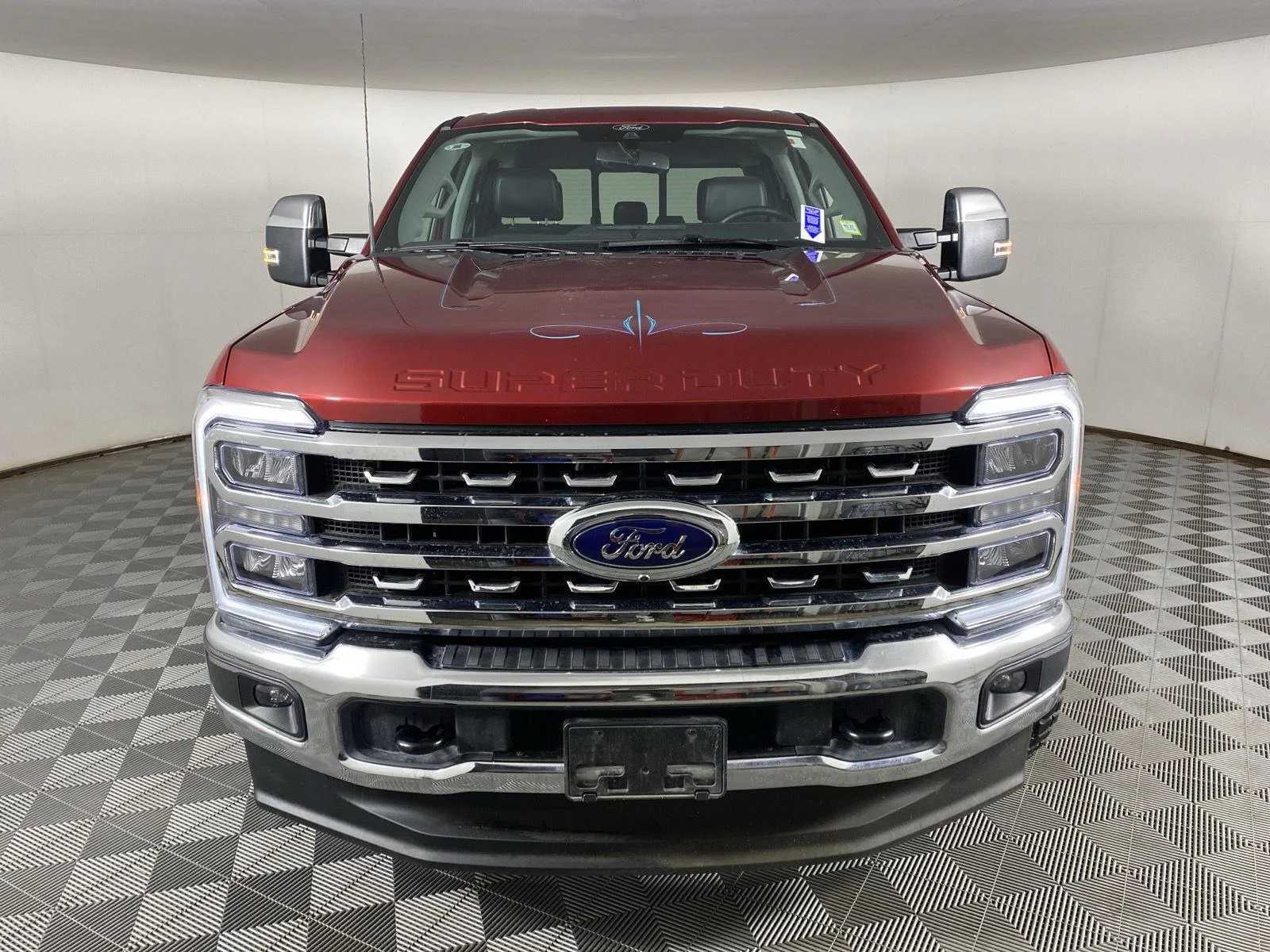 Used 2026 Ruby Red Metallic Tinted Clearcoat Ford Lariat image 2
