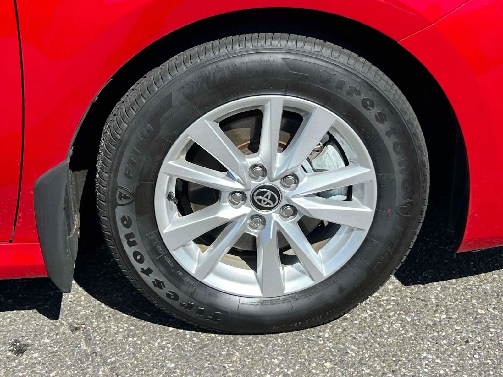 Used 2025 SUPERSONIC RED Toyota LE image 9