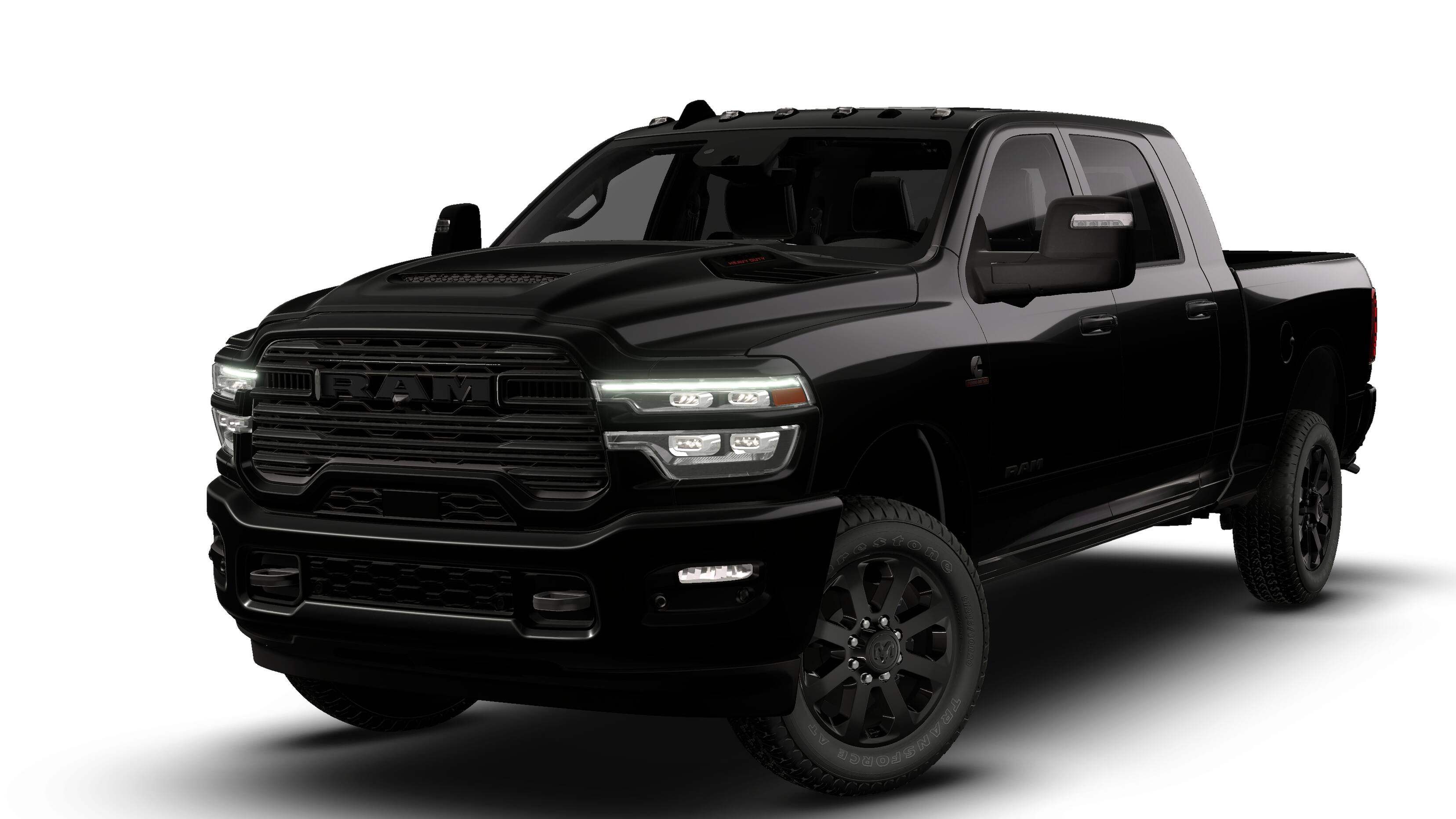 New 2027 Diamond Black Crystal Pearl-Coat Exterior Paint RAM LARAMIE image 13