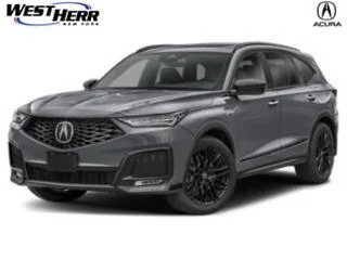 New 2026 Liquid Carbon Metallic Acura SH-AWD  w/A-SPEC w/Advance image 1