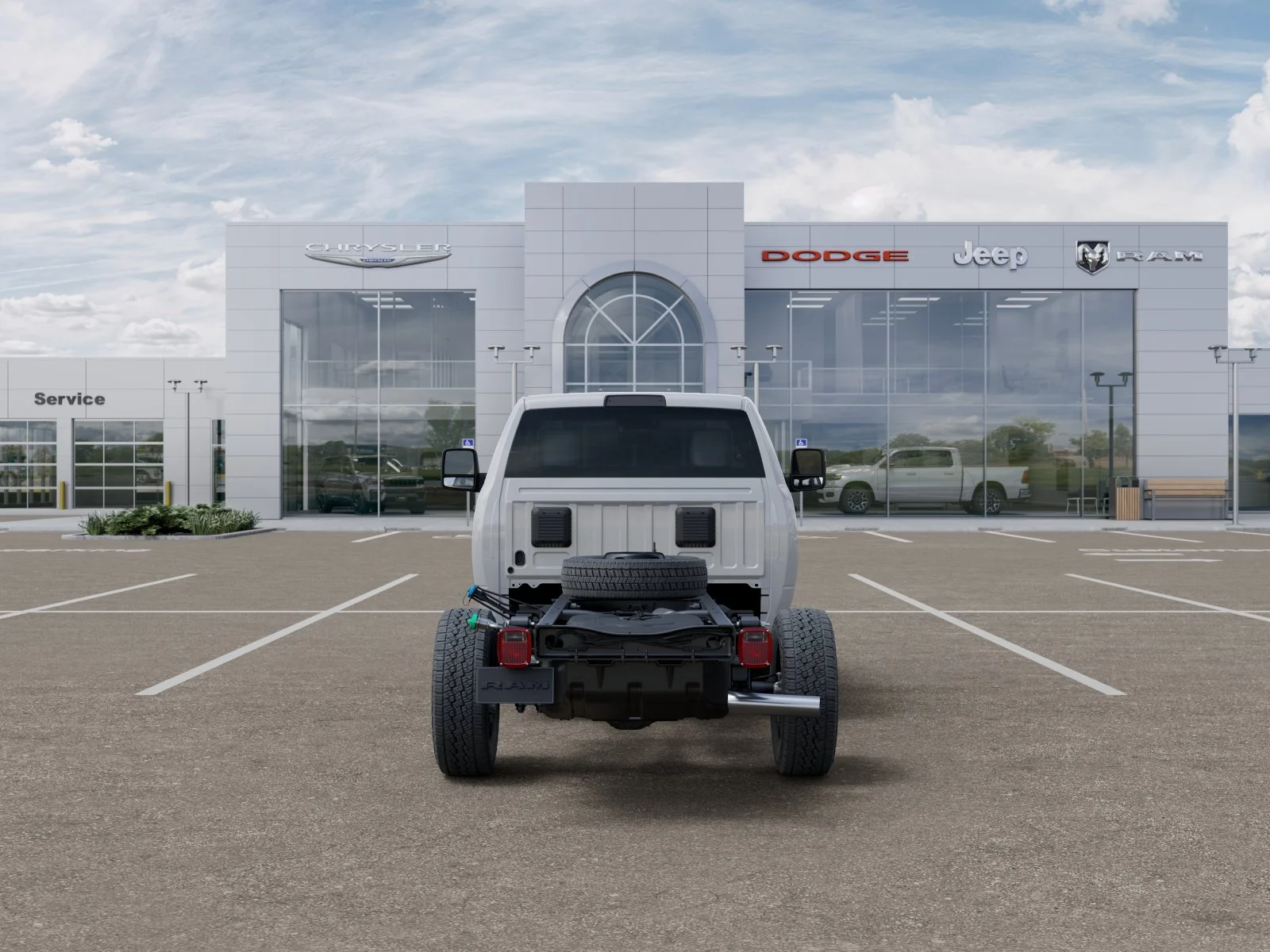 New 2026 Bright White Clear-Coat Exterior Paint RAM Tradesman image 35