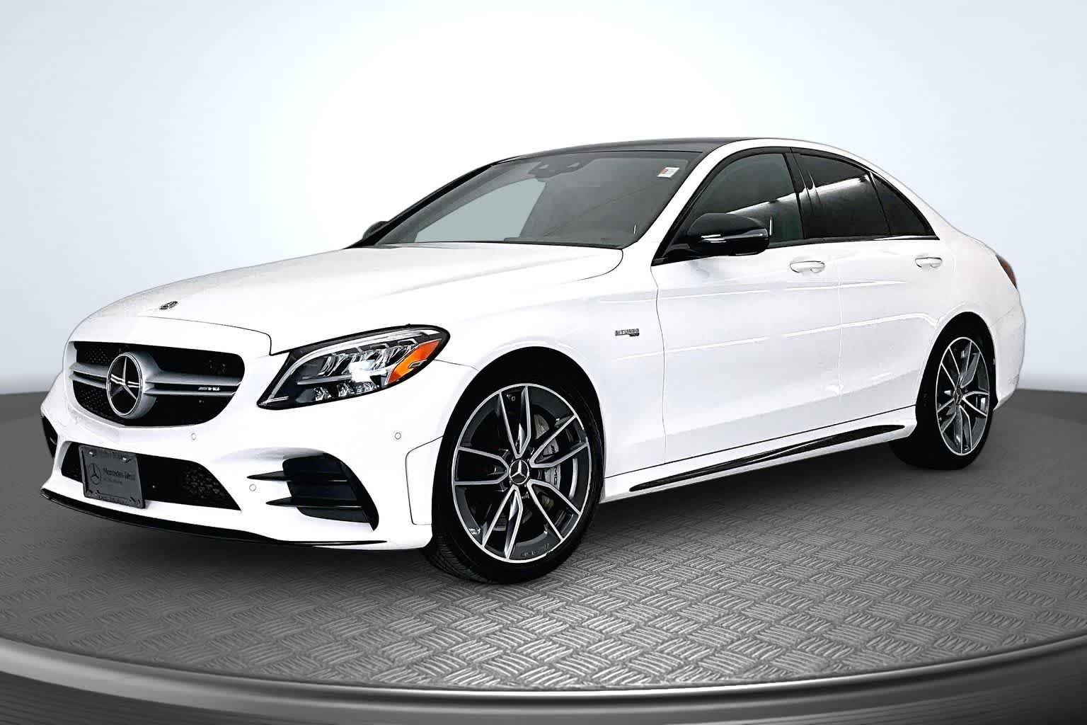 Used 2020 Polar White Mercedes-Benz AMG® C 43 image 1