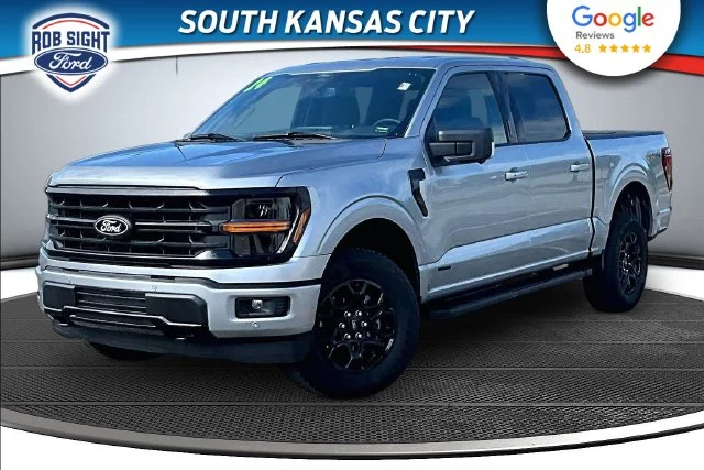 Used 2024 Iconic Silver Metallic Ford XLT image 1