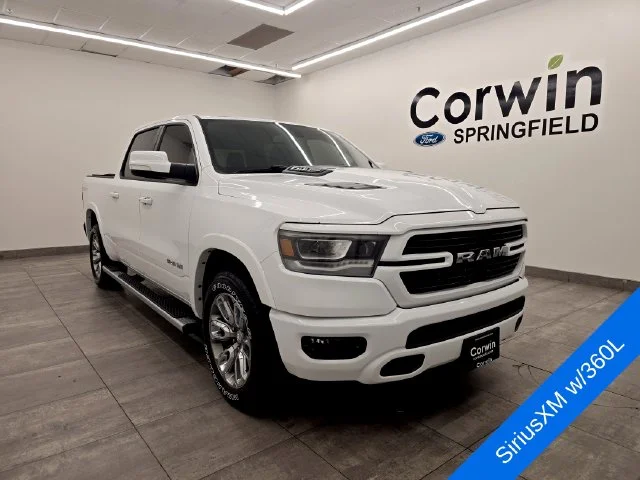 Used 2020 Bright White Clearcoat Ram Laramie image 7