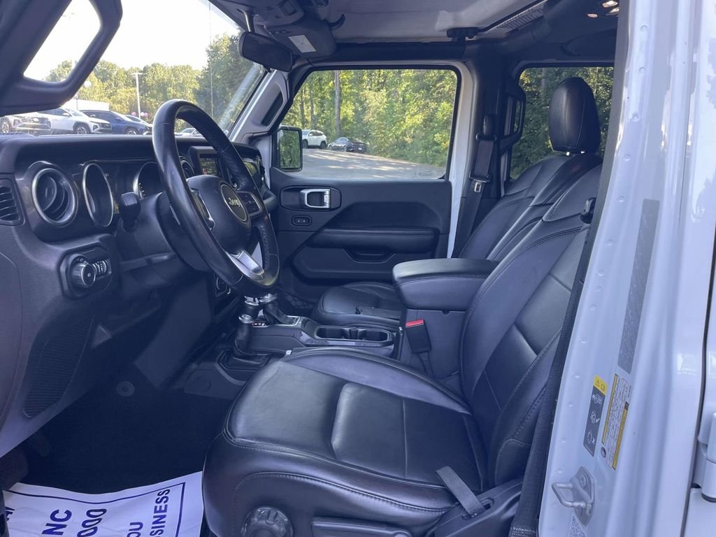 Used 2021 White Jeep Unlimited Sahara Altitude image 15