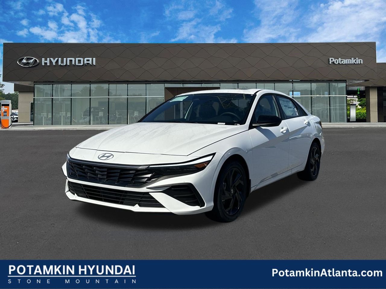 New 2026 Serenity White Hyundai SEL Sport Plus image 1