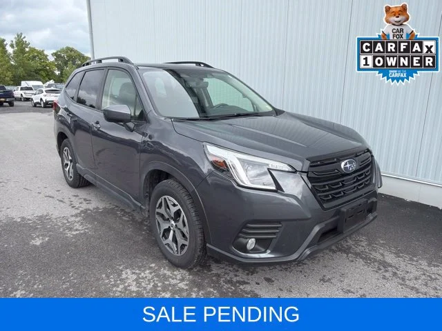 Used 2023 Magnetite Gray Metallic Subaru Premium image 1