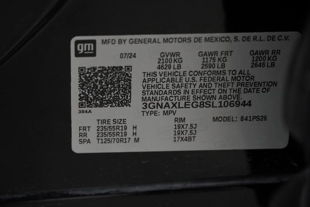 Certified Used 2025 Mosaic Black Metallic Chevrolet RS image 47