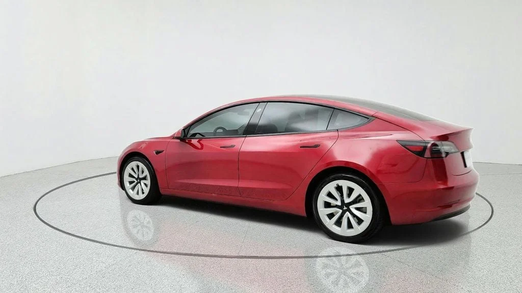 Used 2023 Red Multi-Coat Tesla RWD w/ 19