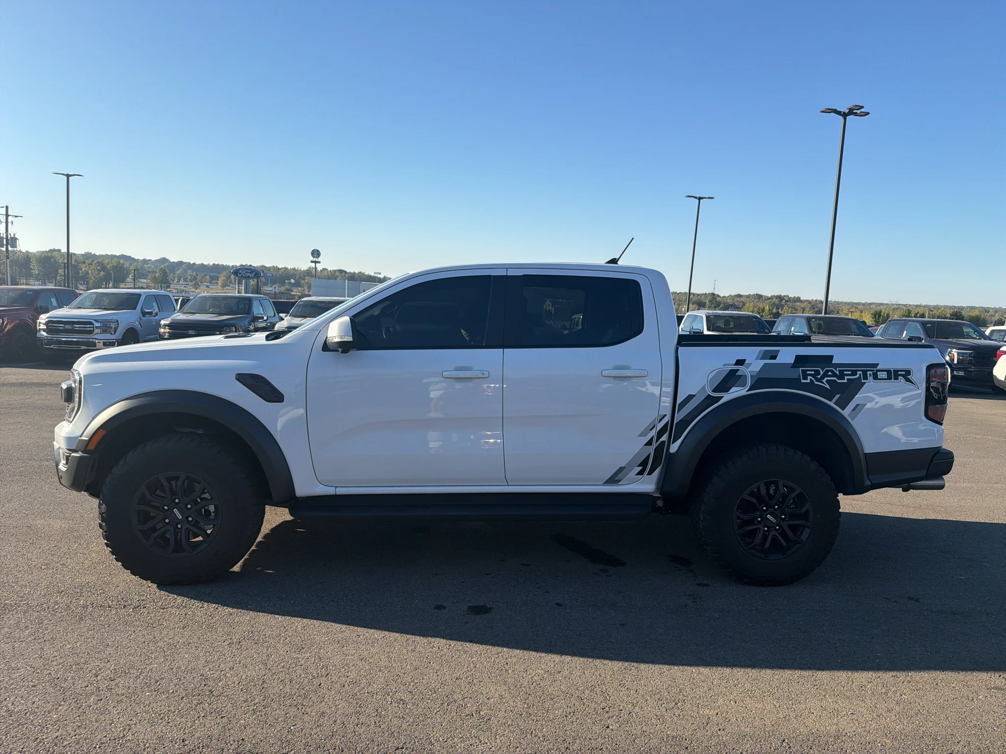 Used 2025 Oxford White Ford Raptor image 2