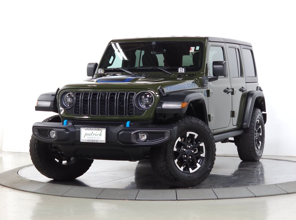 Used 2024 Green Jeep Rubicon 4xe image 1