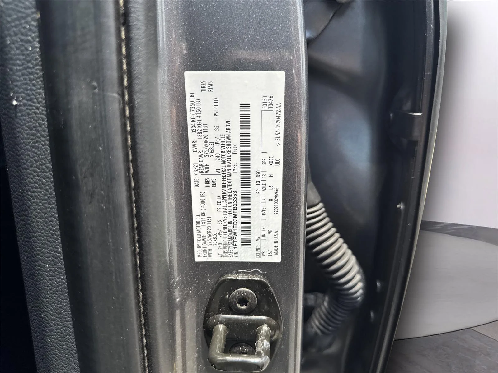 Used 2021 Carbonized Gray Ford Platinum image 12
