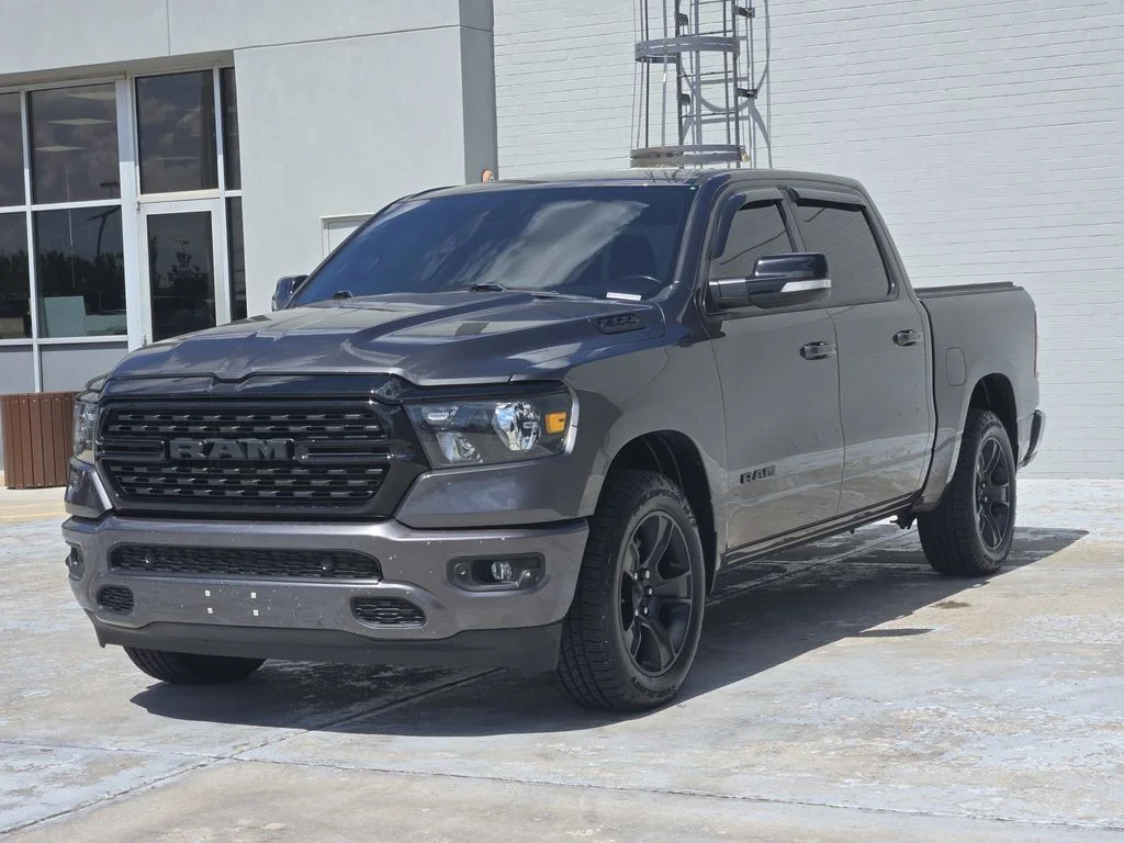 Used 2022 Granite Crystal Metallic Clearcoat Ram Big Horn image 4