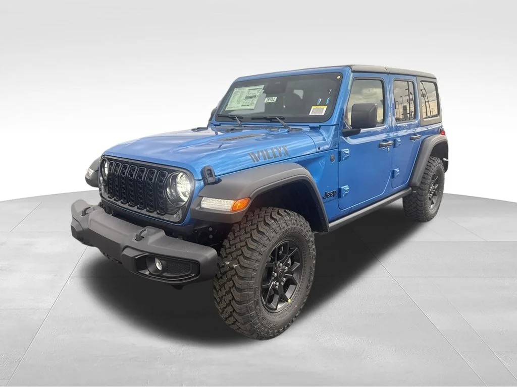 New 2026 Hydro Blue Pearl-Coat Exterior Paint Jeep Willys image 7