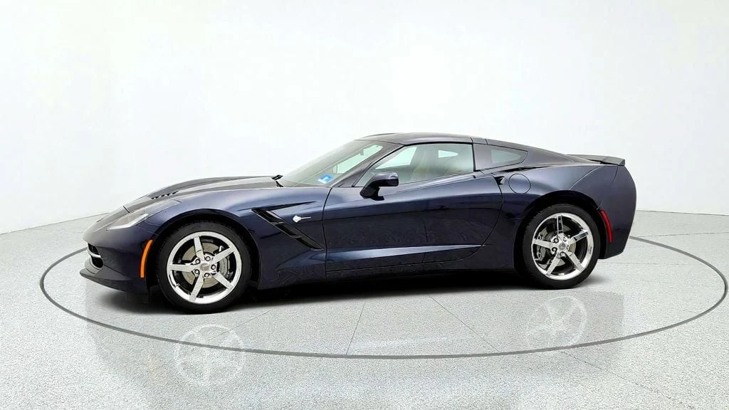 Used 2014 Night Race Blue Metallic Chevrolet 2dr Coupe w/2LT, Chrome Wheels, Performance Exhaust & Navigation image 8