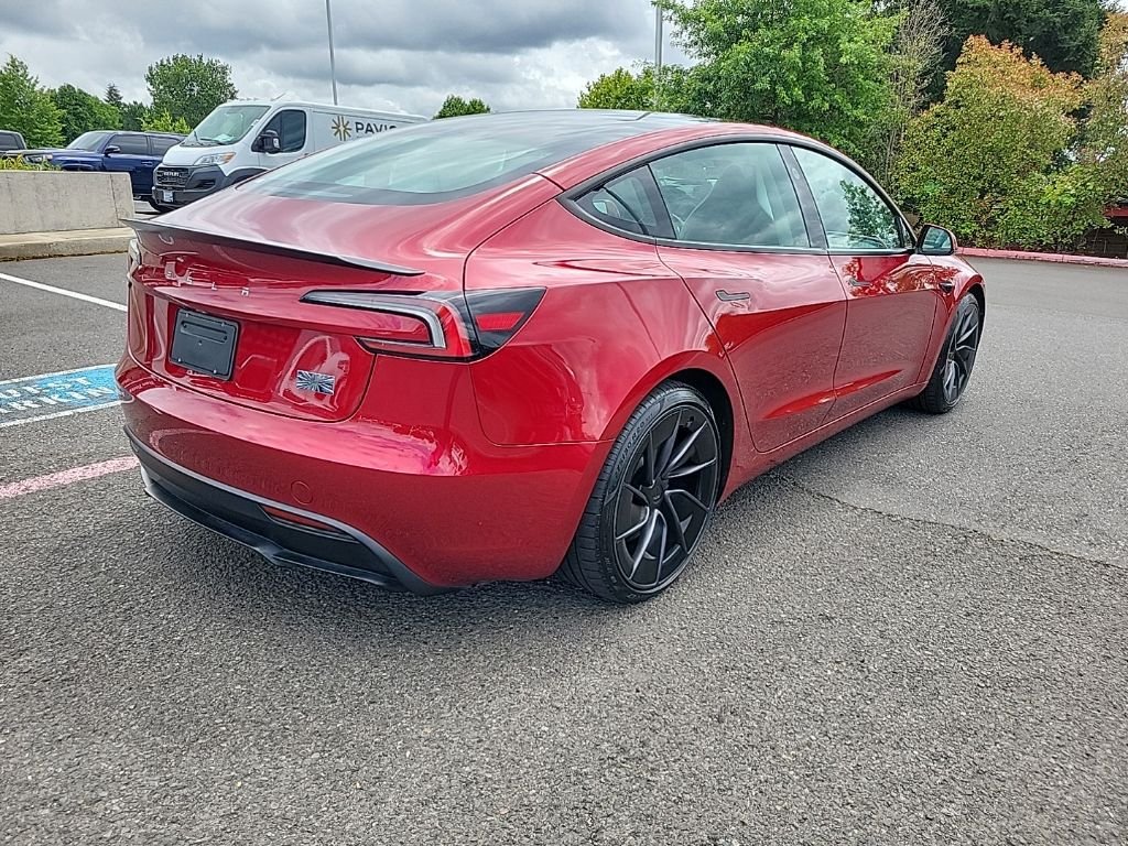 Used 2025 Red Tesla Performance image 7