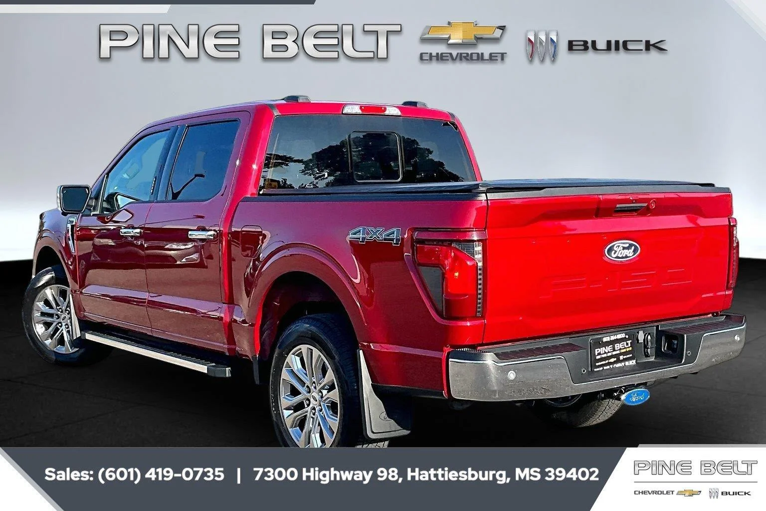 Used 2024 Rapid Red Metallic Tinted Clearcoat Ford XLT image 2
