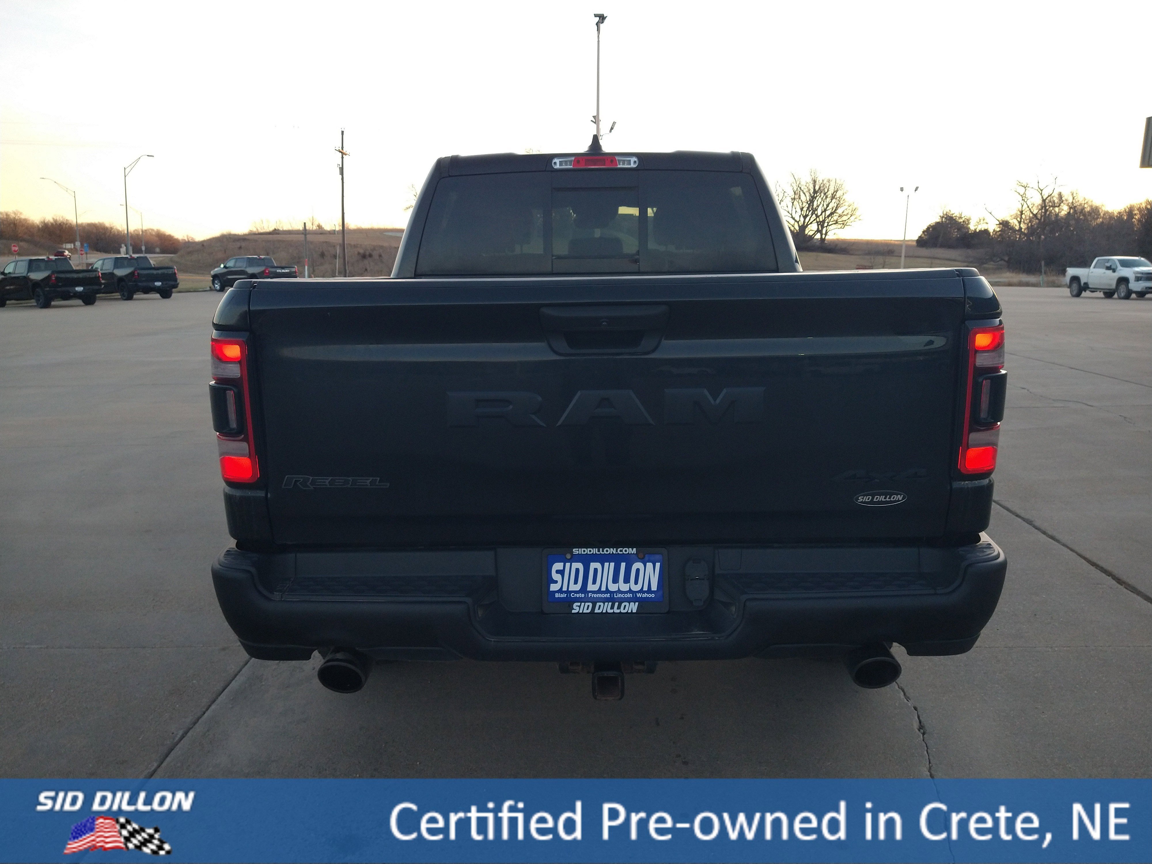 Used 2022 Diamond Black Crystal Pearlcoat Ram Rebel image 14