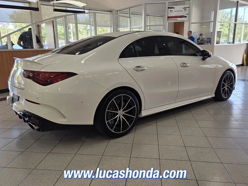 Used 2025 White MERCEDES-BENZ AMG® CLA 35 4MATIC COUPE image 4