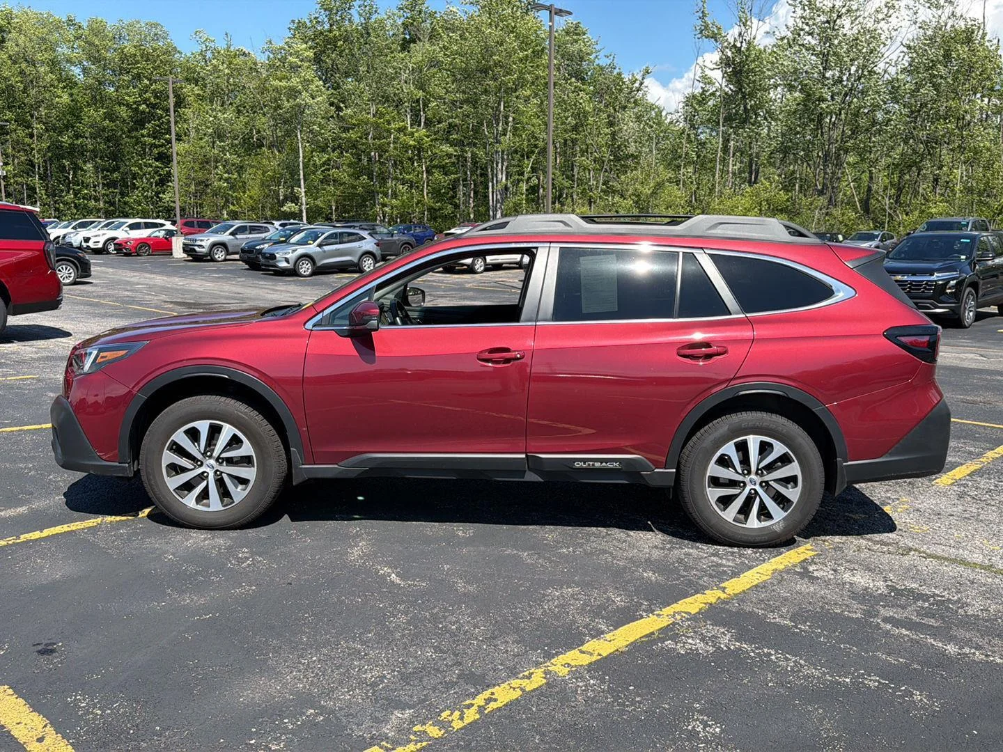 Used 2021 Crimson Red Pearl Subaru Premium image 11