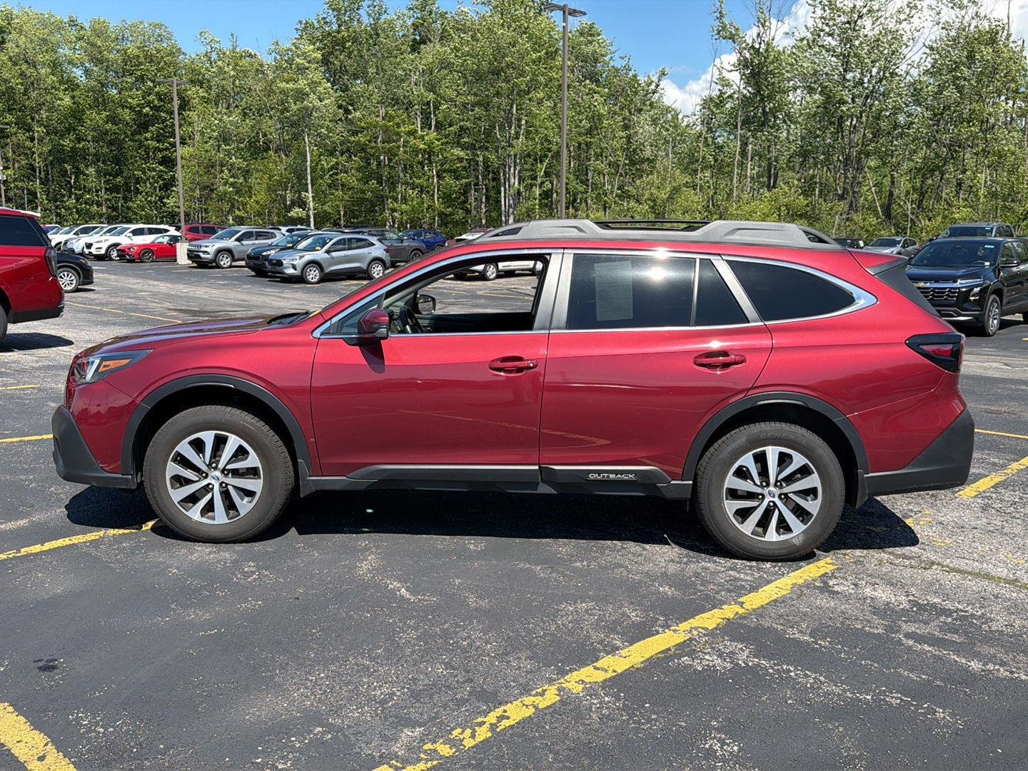 Used 2021 Crimson Red Pearl Subaru Premium image 11