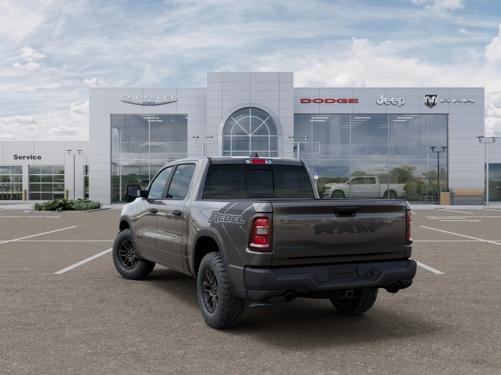 New 2026 Granite Crystal Metallic Clear-Coat Exterior Paint RAM Rebel image 30