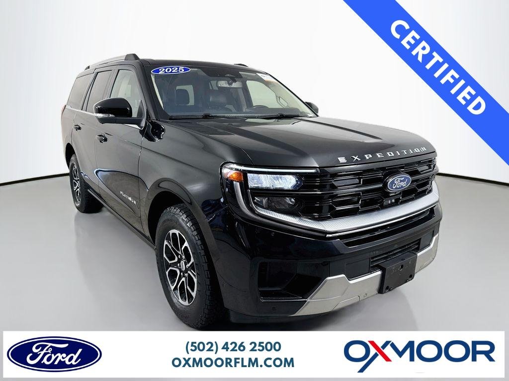 Used 2025 Agate Black Metallic Ford Platinum image 1