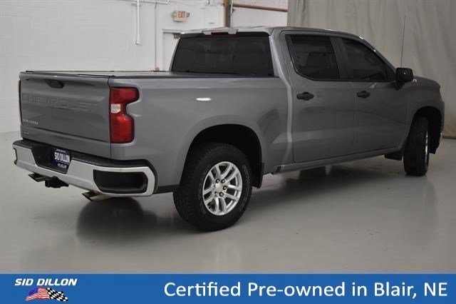 Certified Used 2021 SATIN STEEL METALLIC Chevrolet Work Truck image 12