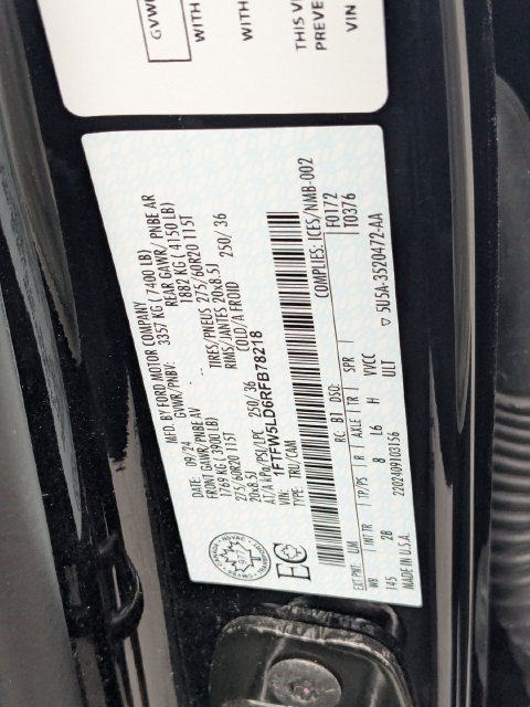 Used 2024 Agate Black Metallic Ford LARIAT image 32