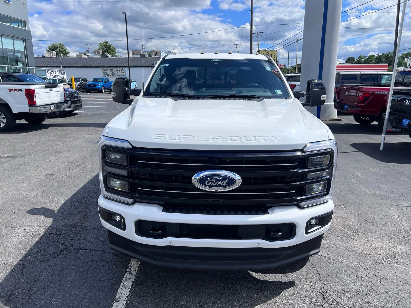 New 2026 Star White Metallic Tri-Coat Ford F-350® Platinum® image 2