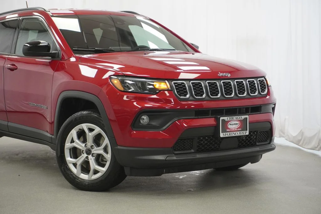 Certified Used 2025 Red Jeep Latitude image 3