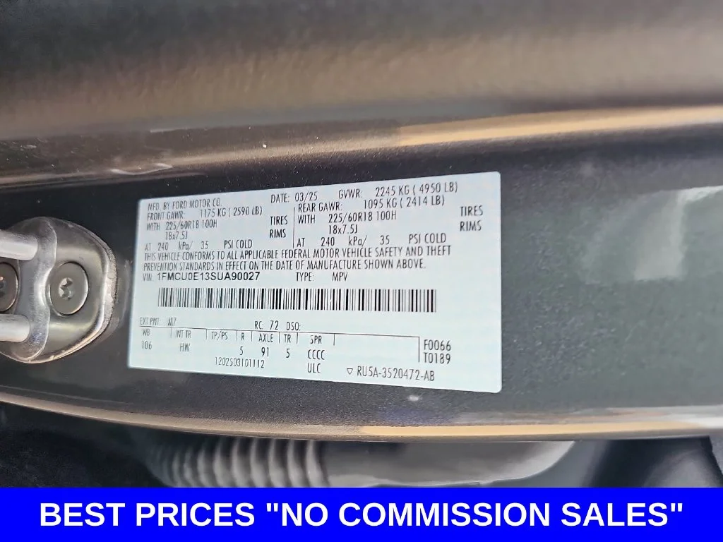 Used 2025 Carbonized Gray Metallic Ford Base image 43