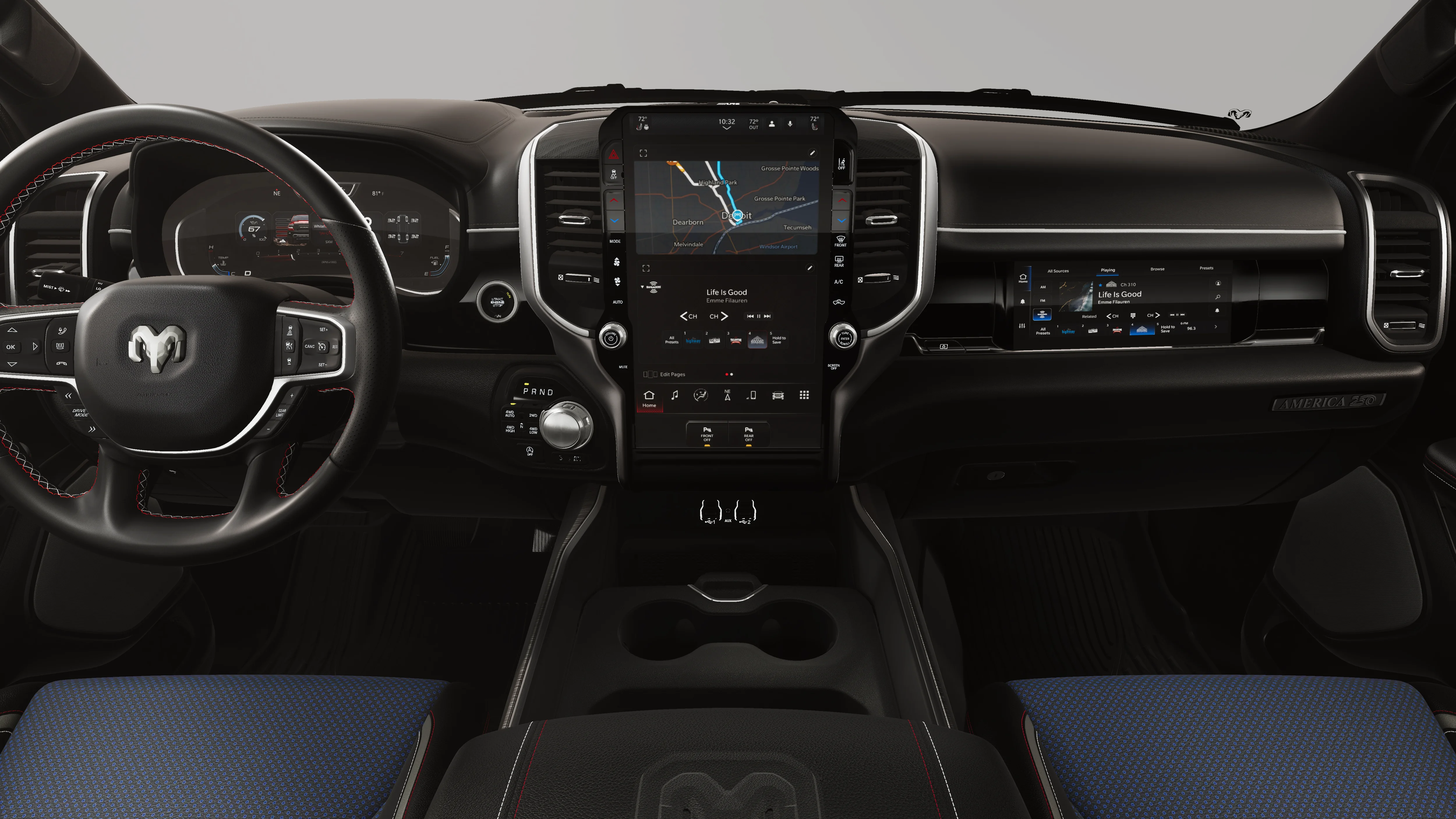 New 2026 Hydro Blue Pearl-Coat Exterior Paint RAM REBEL image 6