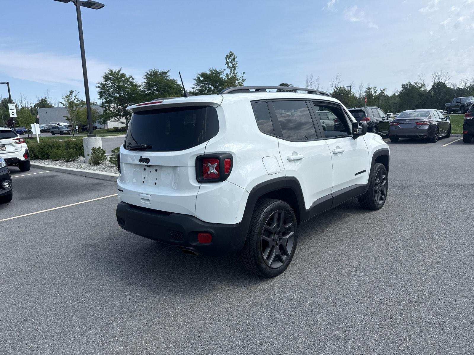 Used 2021 Alpine White Clearcoat Jeep 80th Anniversary image 4