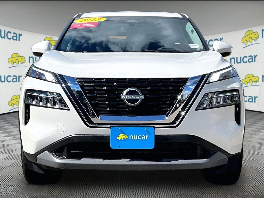 Certified Used 2023 White Nissan SV image 2