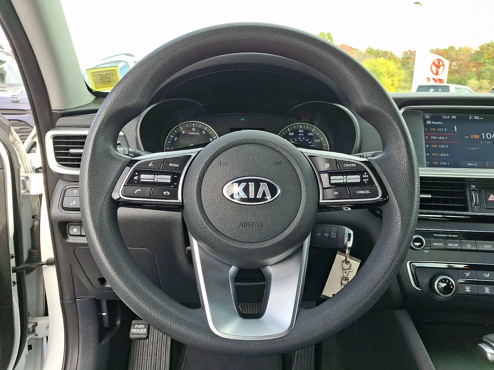 Used 2019 Snow White Pearl Kia LX image 19