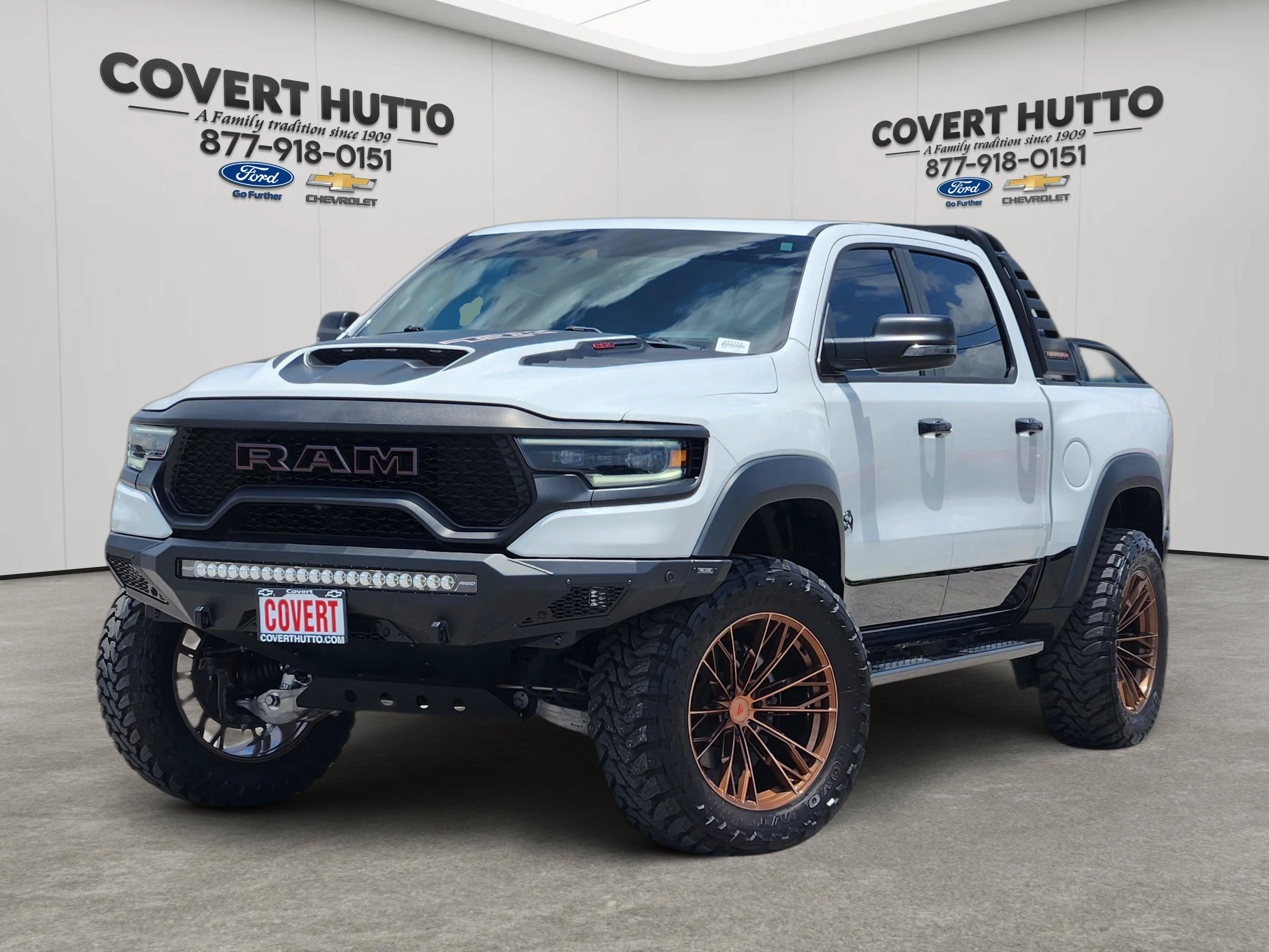 Used 2024 Bright White Clearcoat Ram TRX image 1