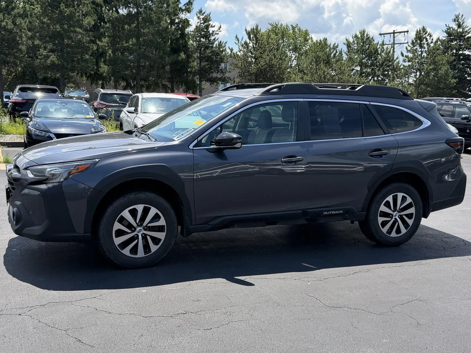 Used 2025 Magnetite Gray Metallic Subaru Premium image 6